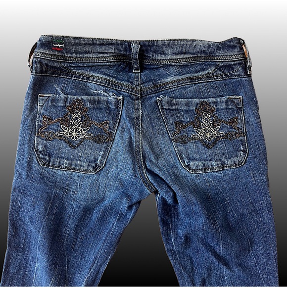 Diesel blue flared jeans 25 - Picture 3 of 6